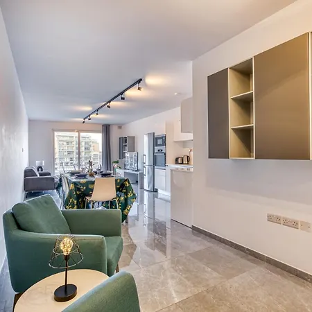 Apartman Elegant Seafront San Ġiljan