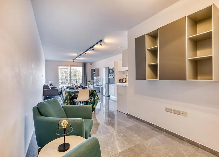 아파트 Elegant Seafront Saint Julian's